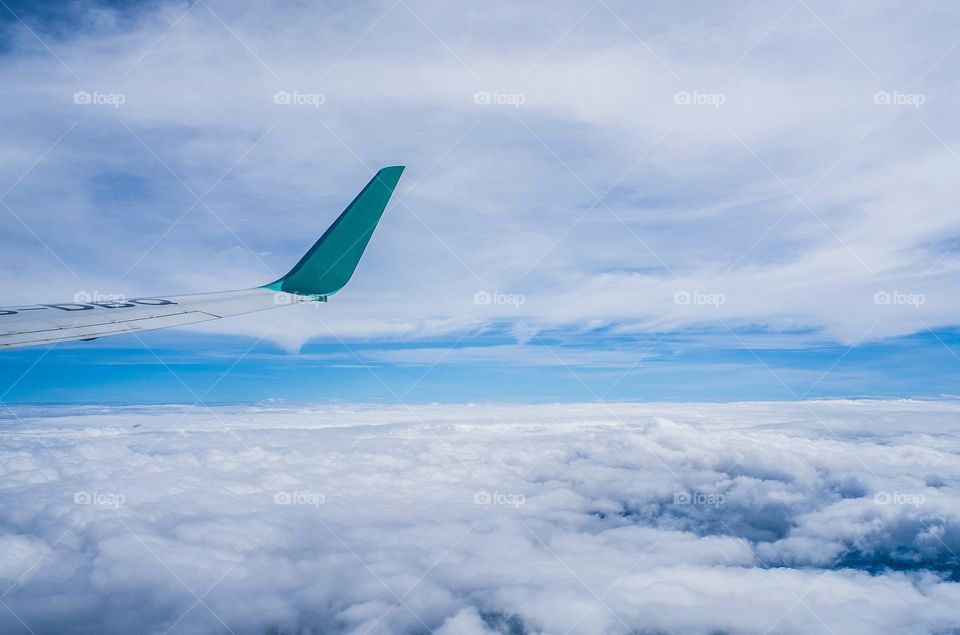 View from the airplane