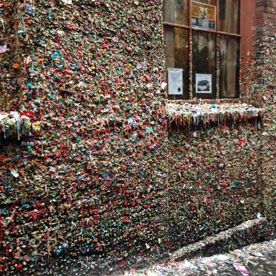 Gum Wall. So gross but must see