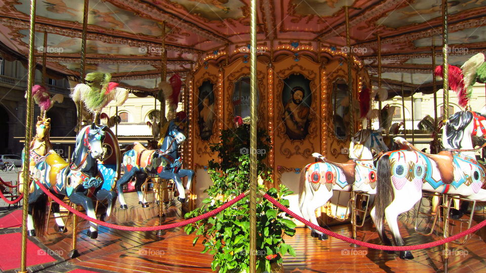 carousel. in Florence