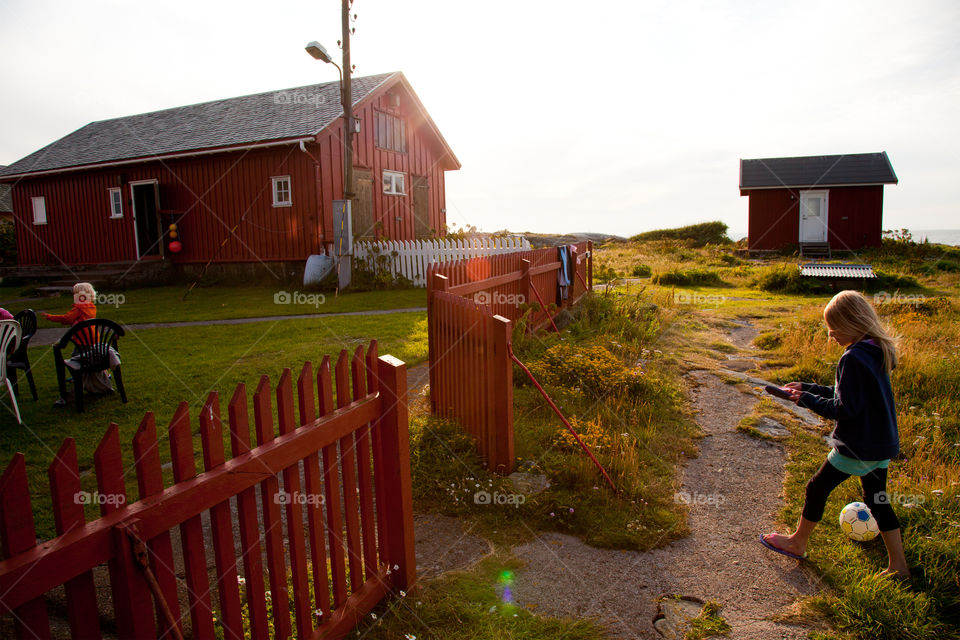 Summer flow. Summerday at Måseskär 