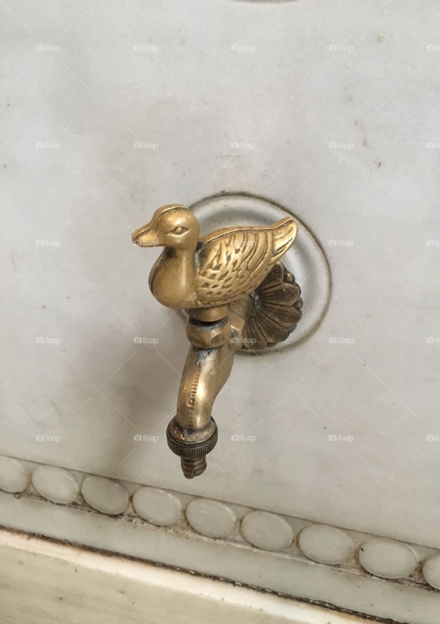 Duck handle.