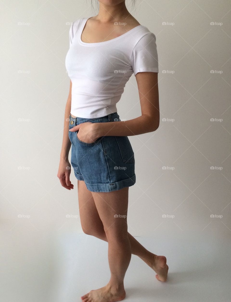 Those high waisted shorts