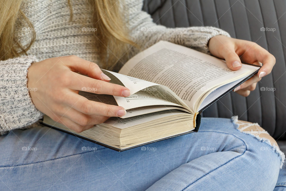 girl with a book