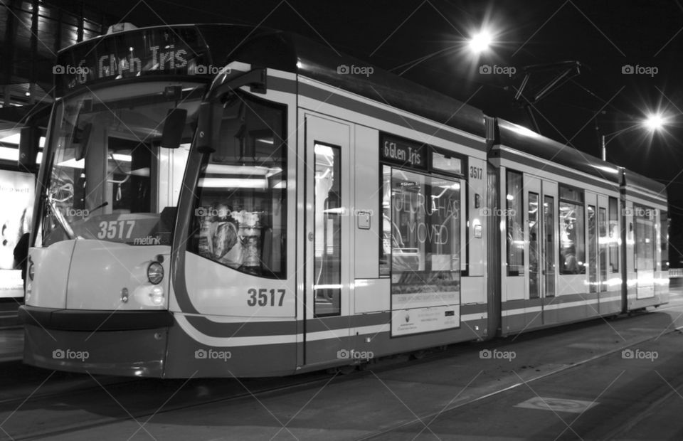 THE MELBOURNE CITY TRAM LINES MELBOURNE AUSTRALIA