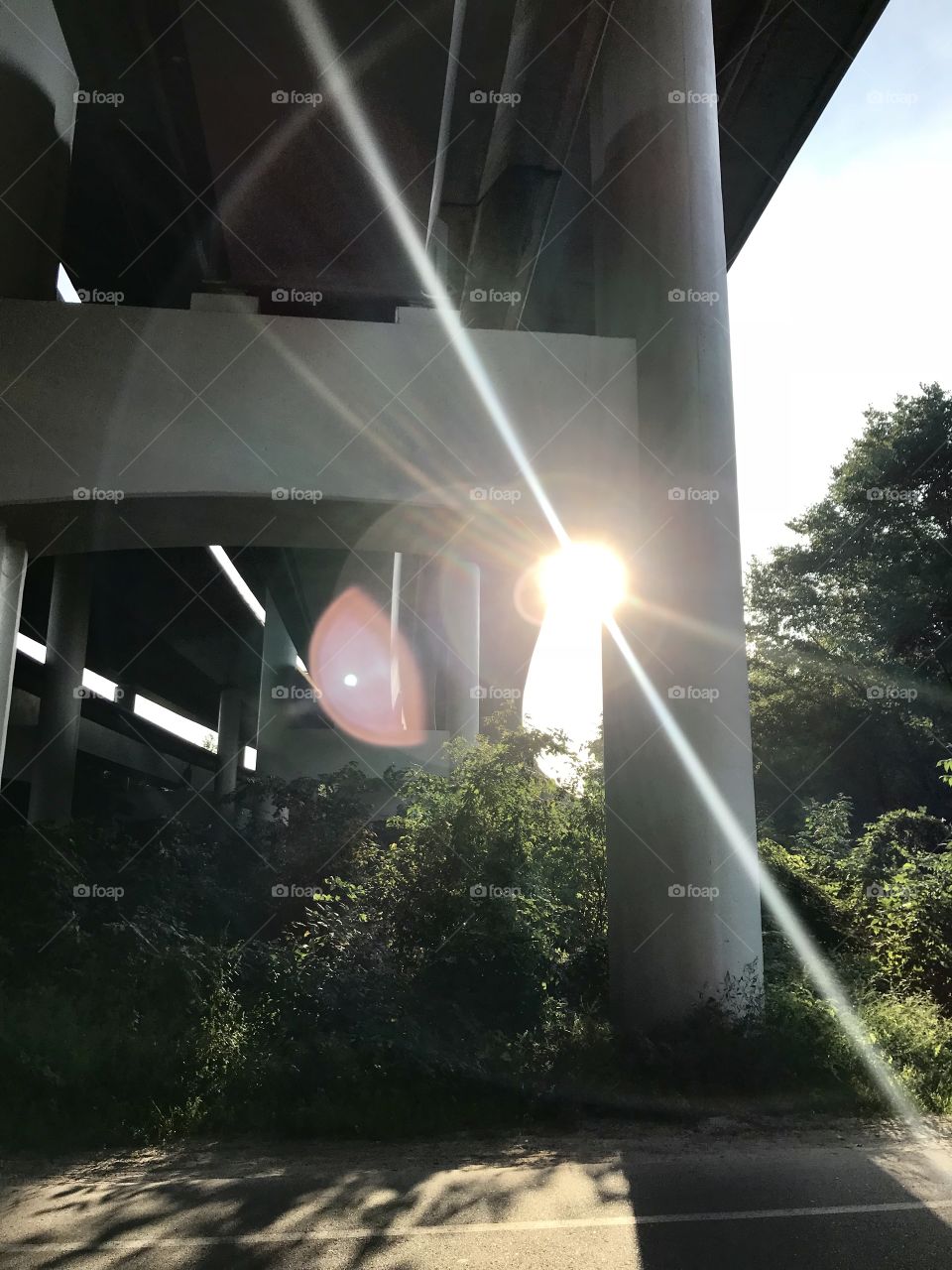 Under a bridge, Kiev 