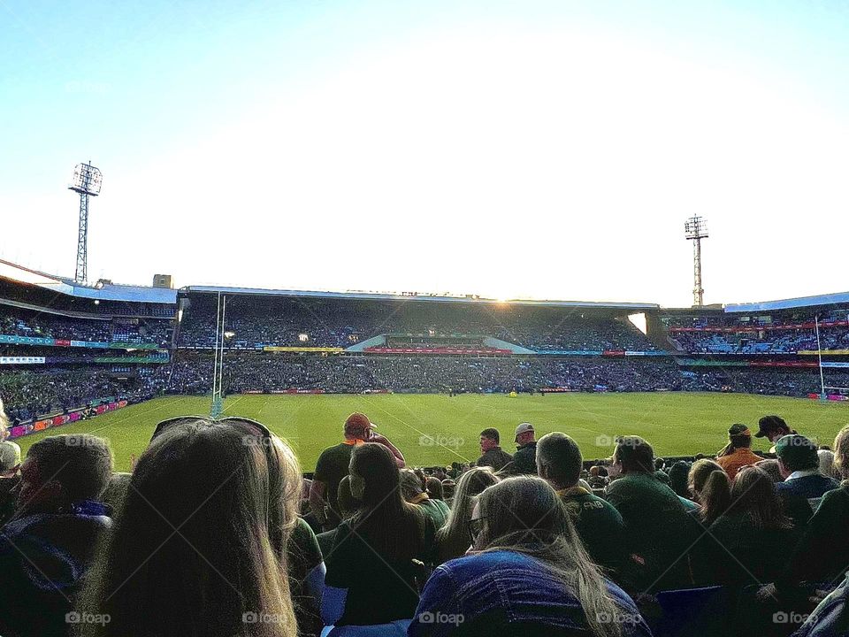 First rugby match