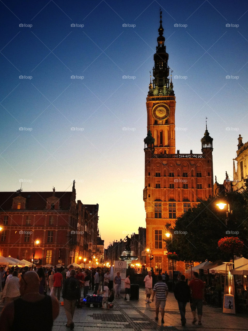 people buildings poland crowd by kozjar