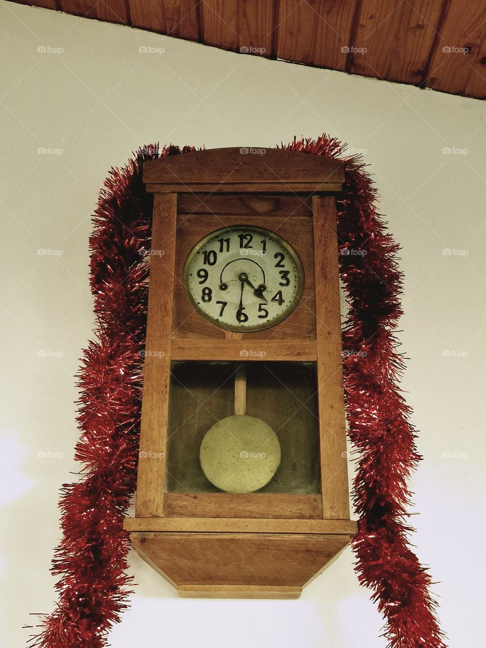 vintage pendulum clock