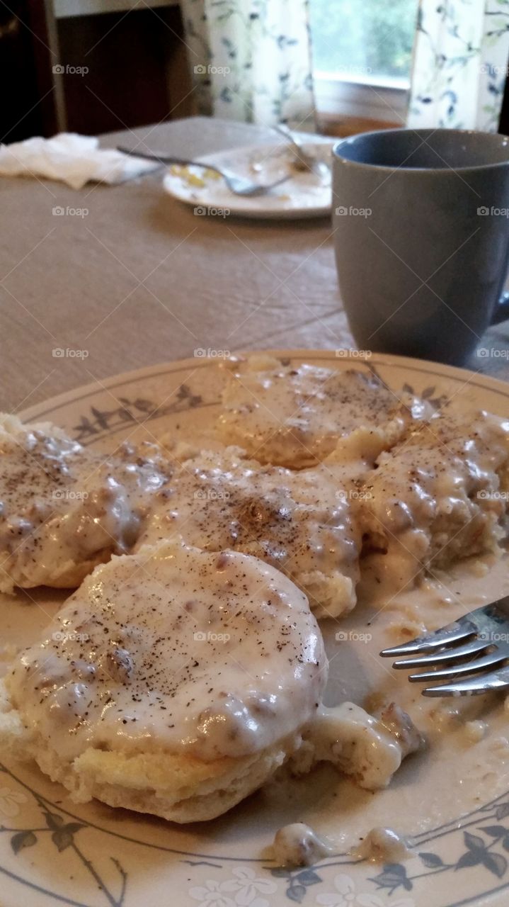 Nothing like grandma's biscuits and gravy
