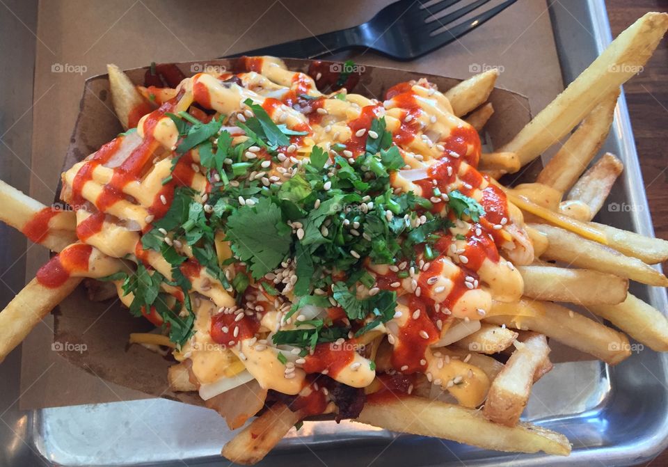 Kimchi fries