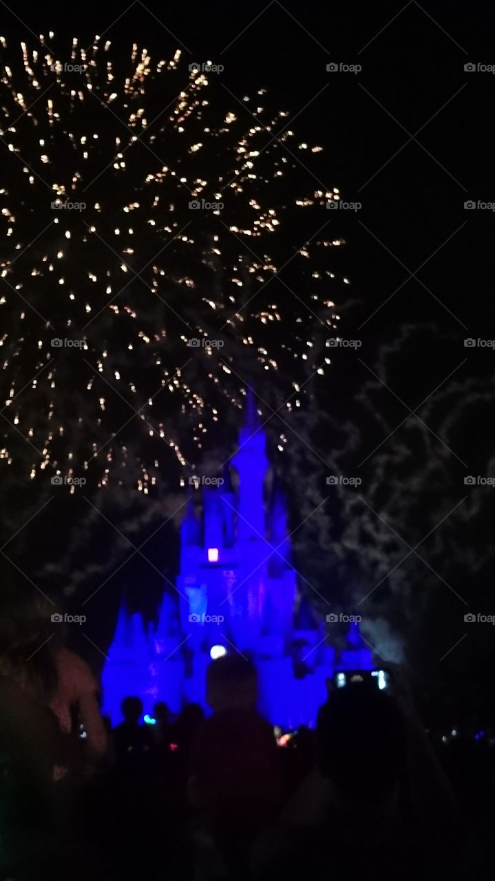 fireworks at Disney