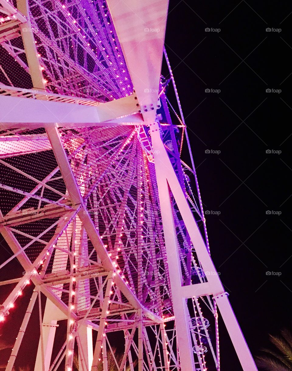 Evening Ferris wheel Ride