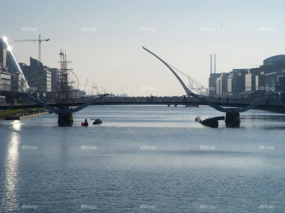 morning on the river liffey