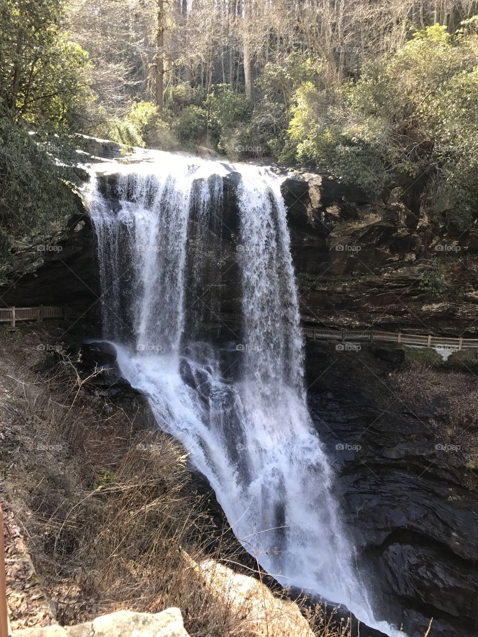 Waterfall north Georgia Mountains 