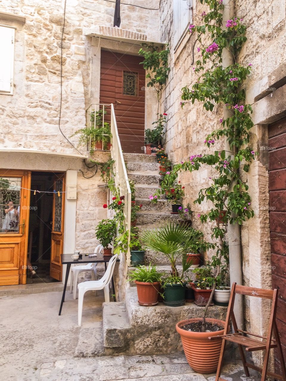 Stairway in Trogir