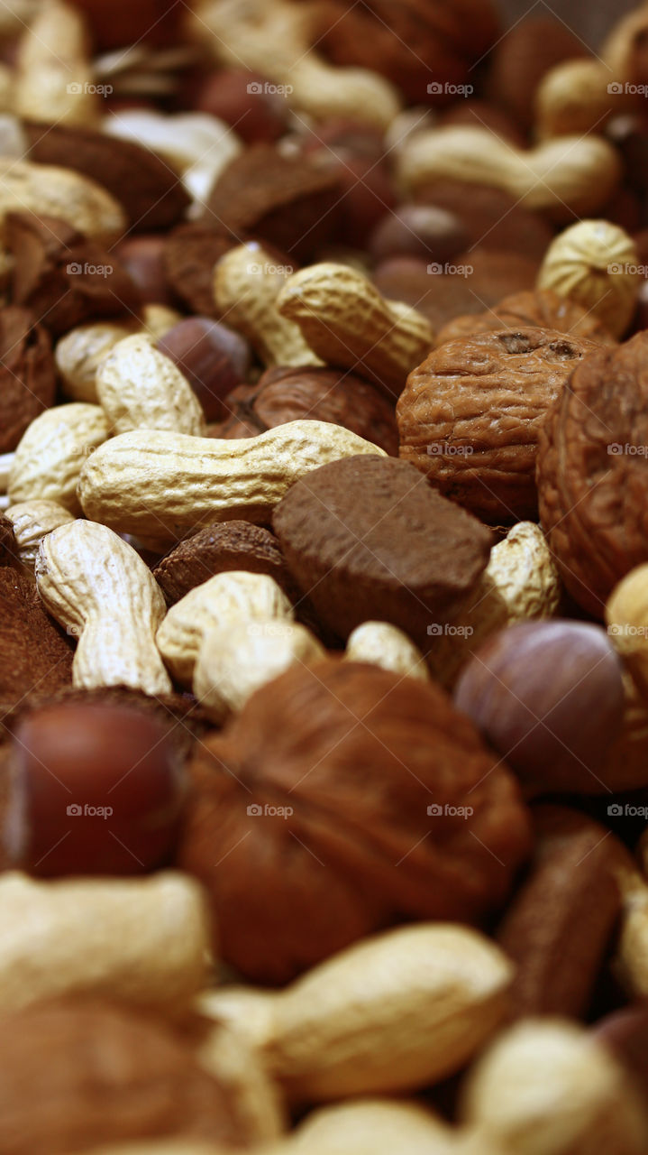 Dried fruit nuts Hazelnuts Brazilian walnuts. They make you want to eat them. Remember winter and Christmas