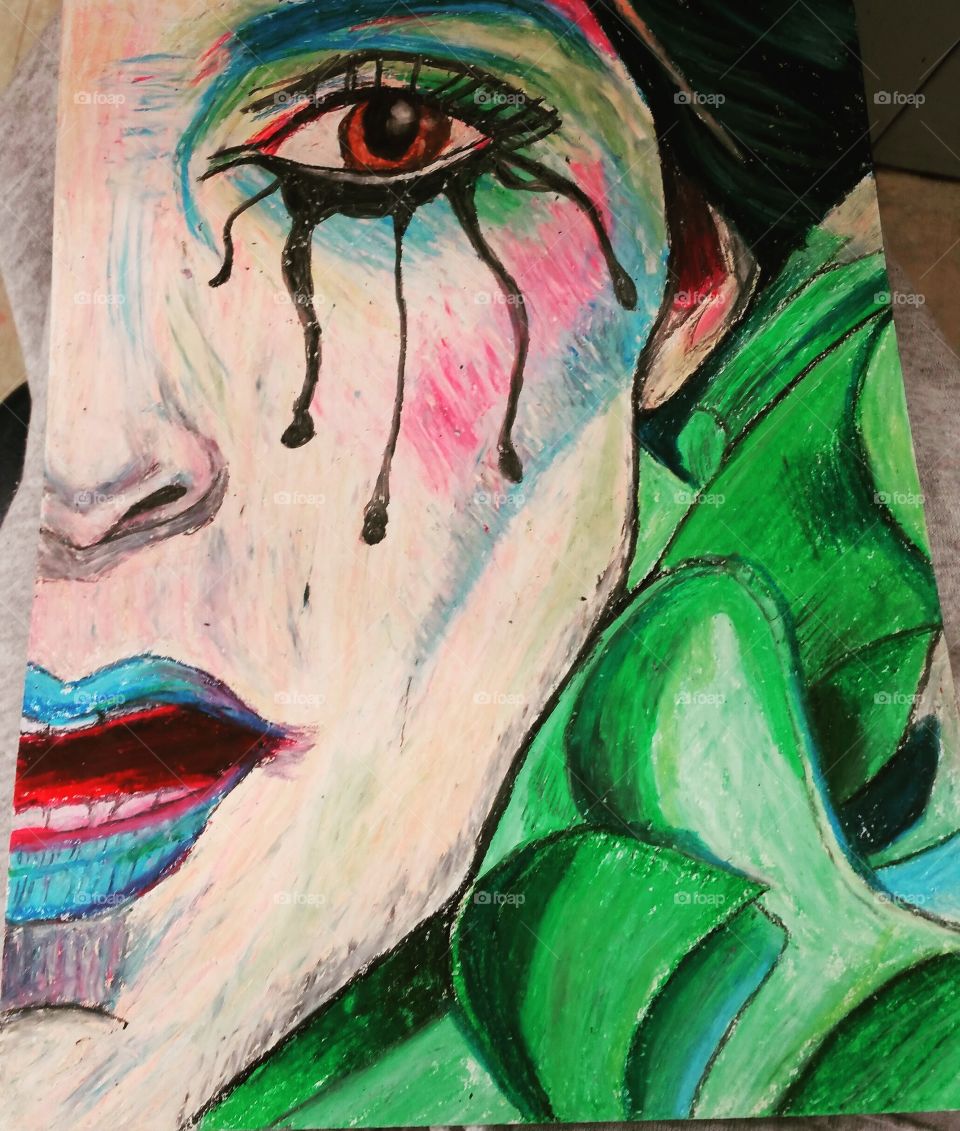 Oil Pastel painting i did a while back 
