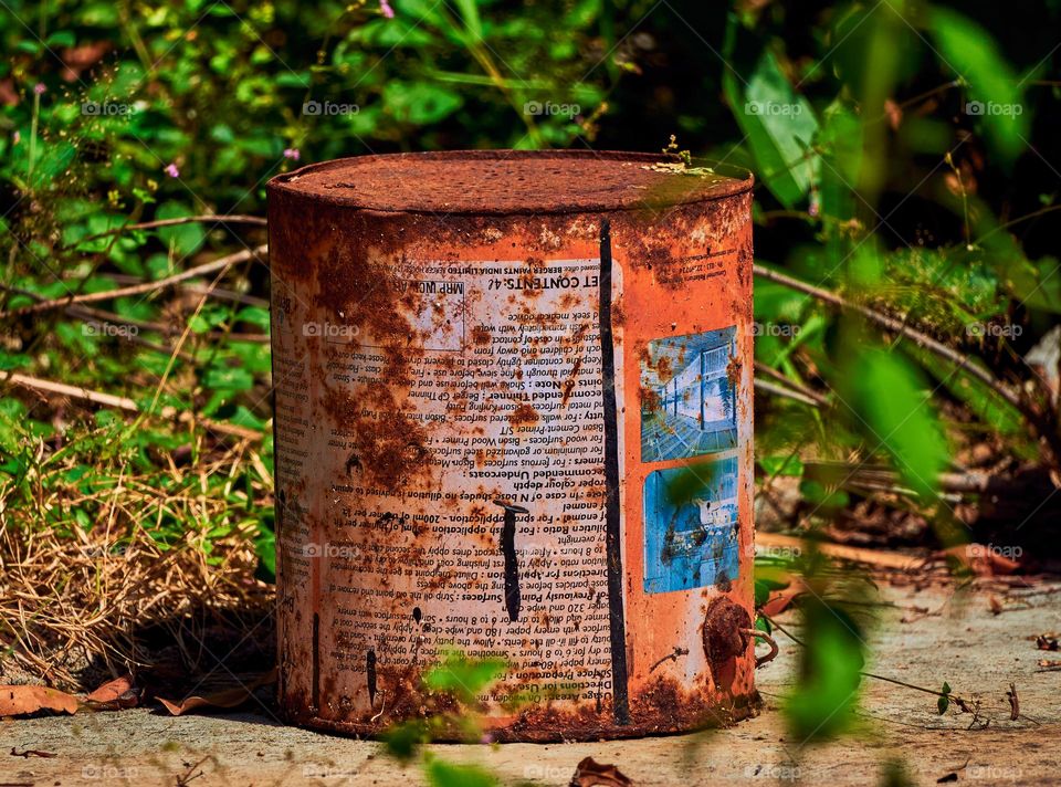 Waste tin can - scrap item