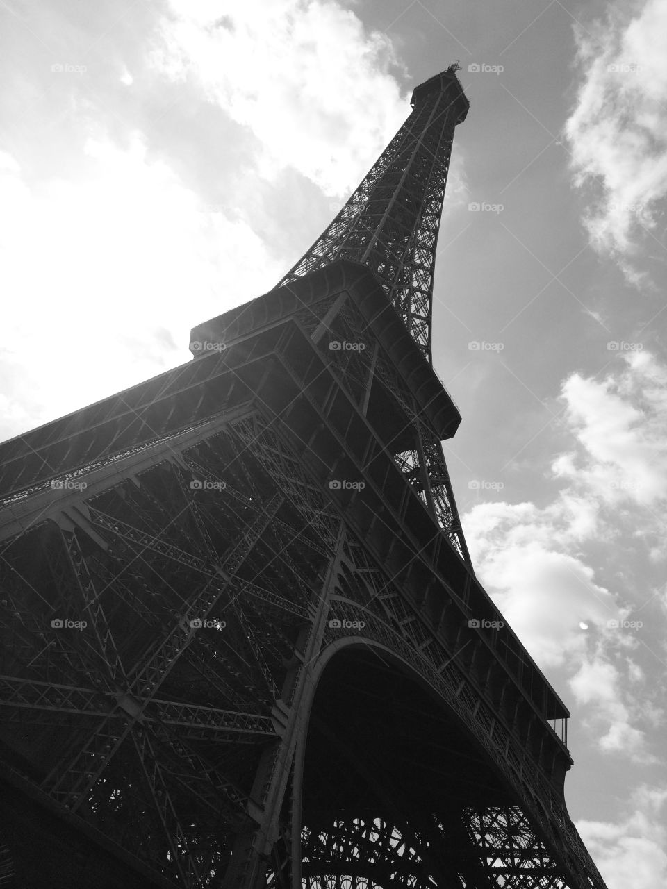 Eiffel - B&W. Taken during my trip to Paris last spring!