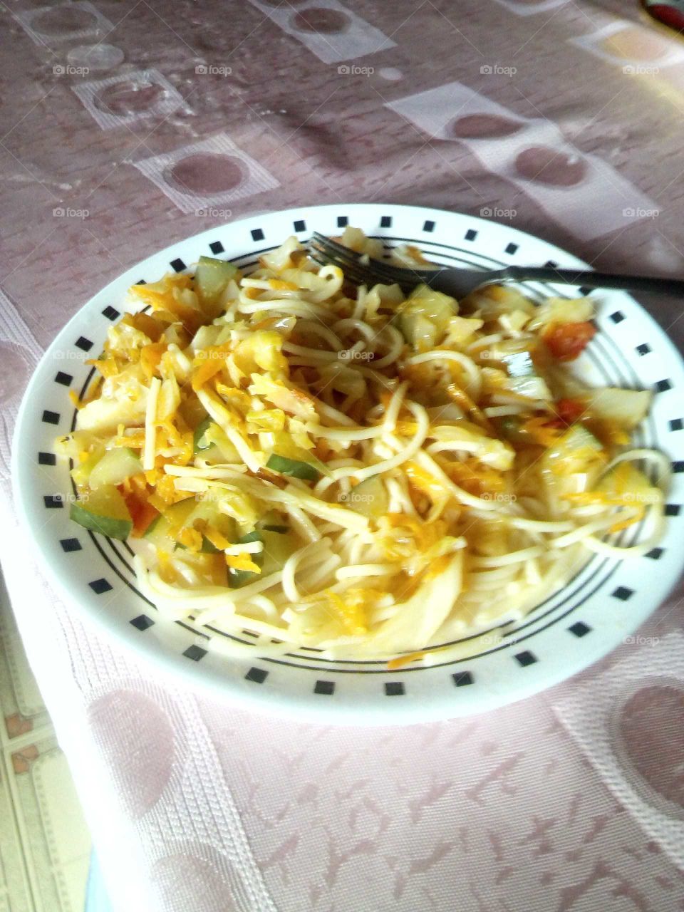 this beautiful meal is really good for your health and make you feel happy after you finish eating it .