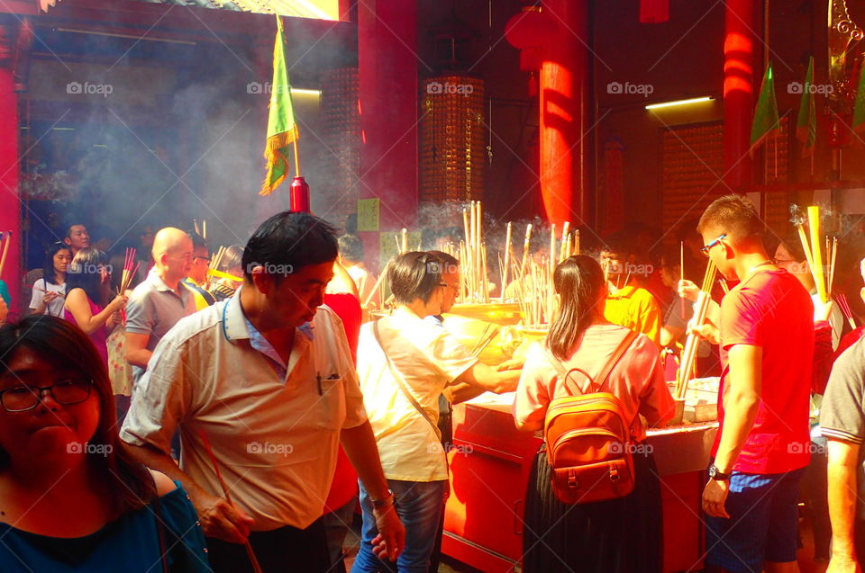 temple chineses New year