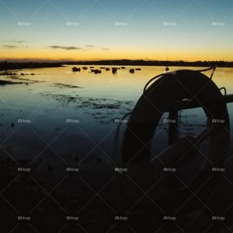 Wasser Abend Stimmung