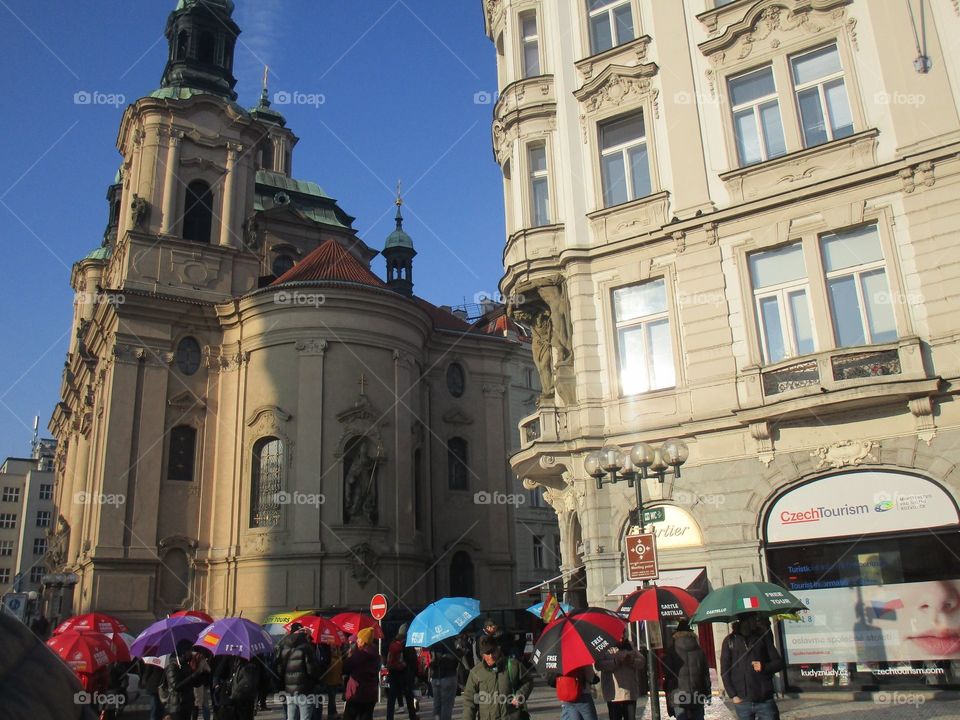 Umbrellas in the sun