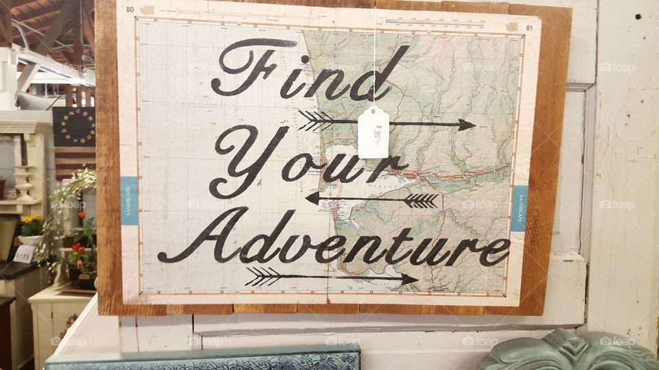 Adventure sign
