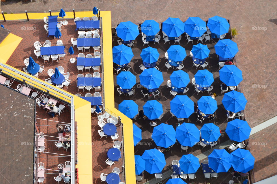 Aerial View. Seattle Cafe