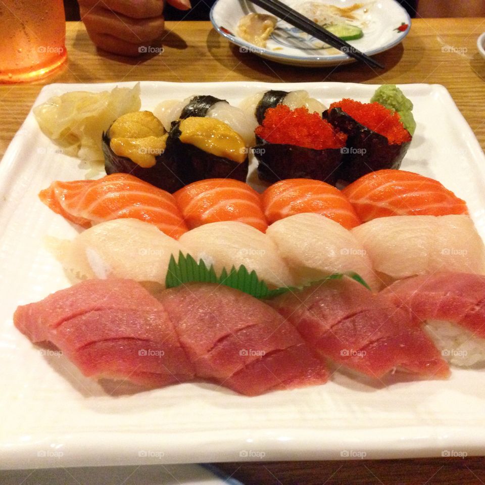 Food, Fish, Salmon, Sushi, Dinner
