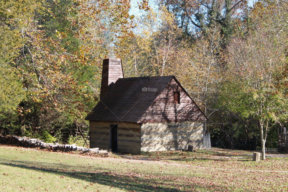 old cabin