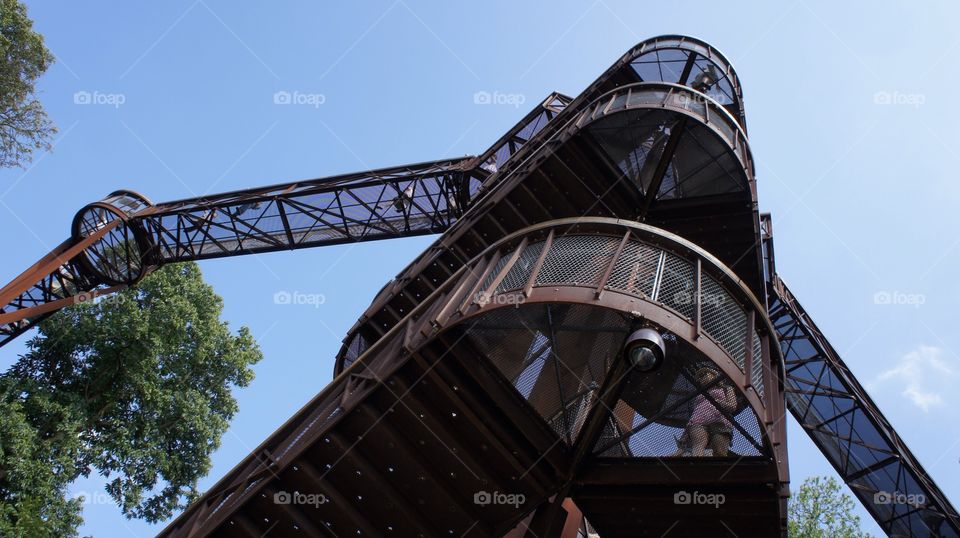 Steel stairs 