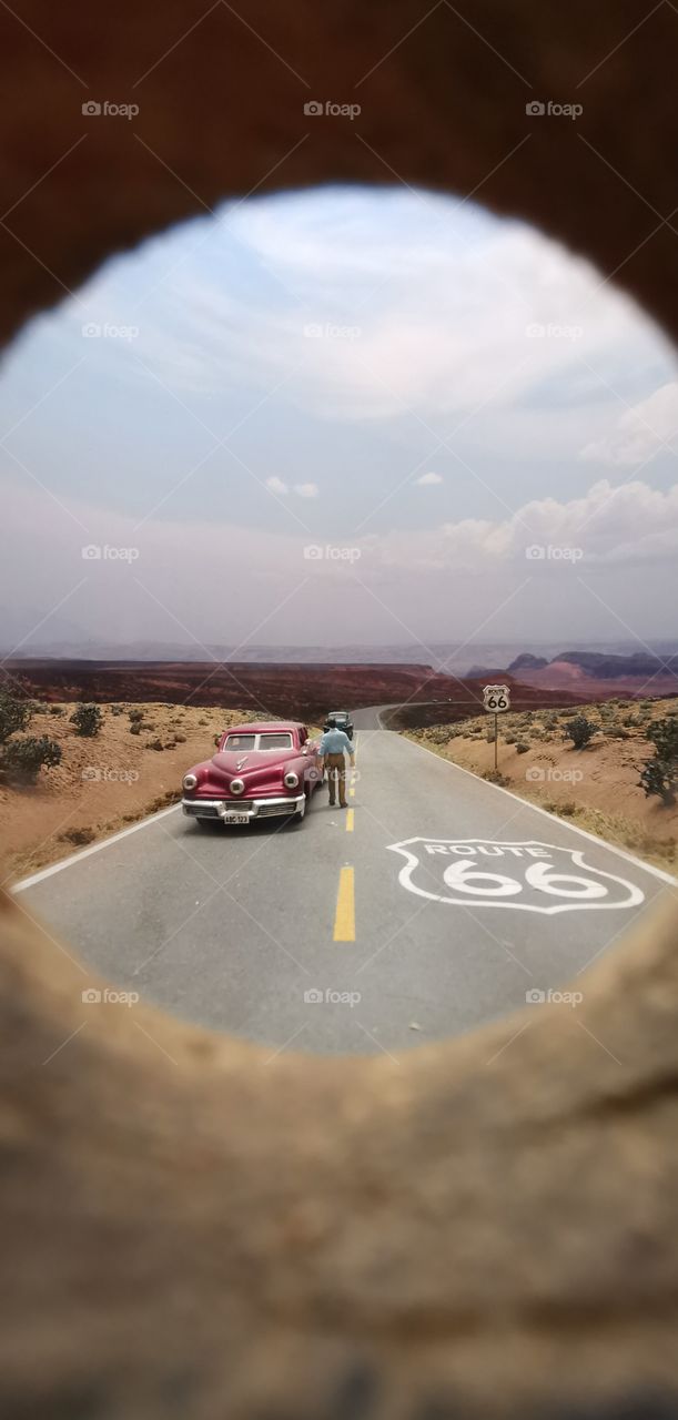 Route 66 in miniatura..