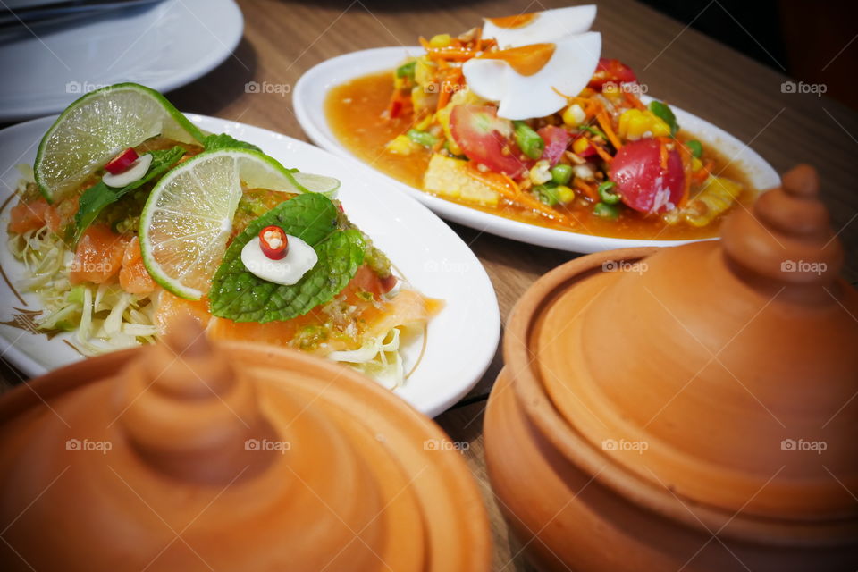 Thai food , E-San food