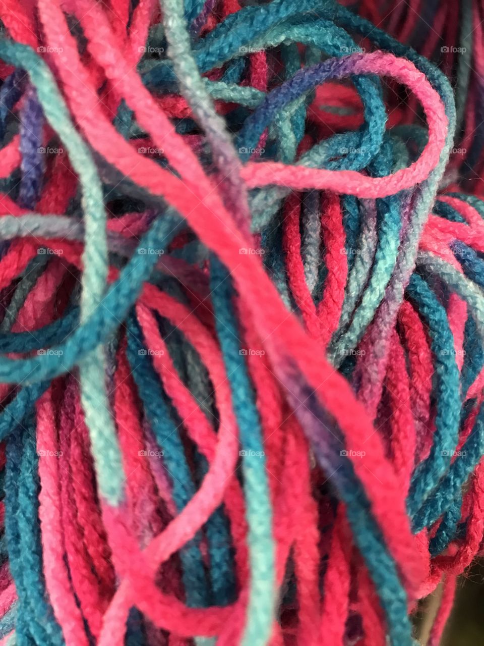 Colorful Yarn, undone 