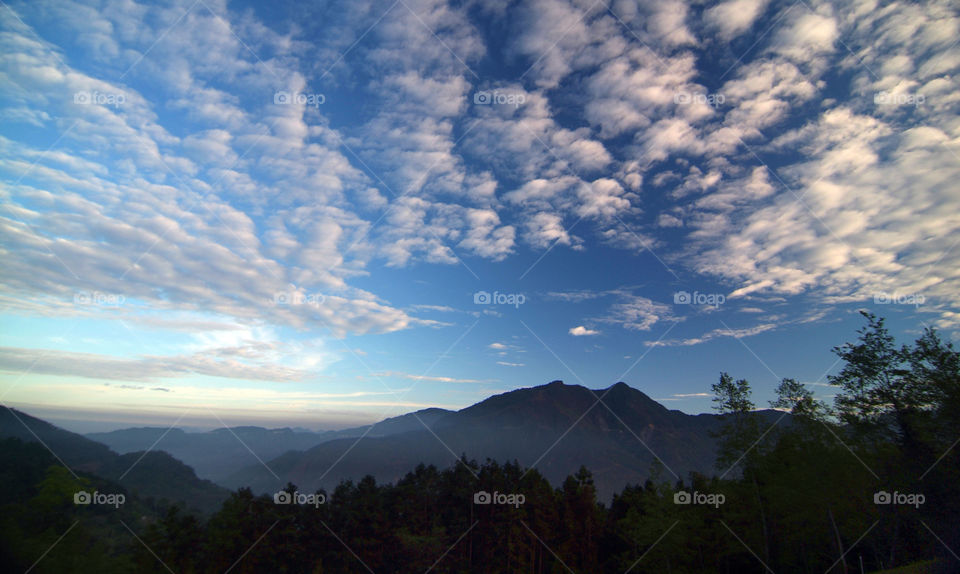 Scenic view of mountains