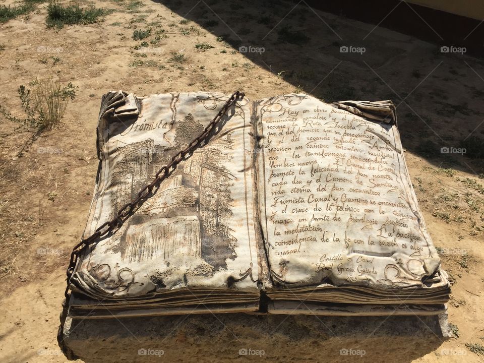 Old stone book