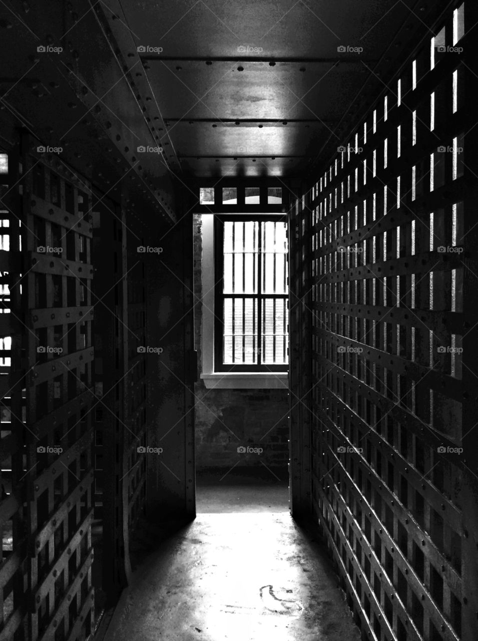 Rack in front of window