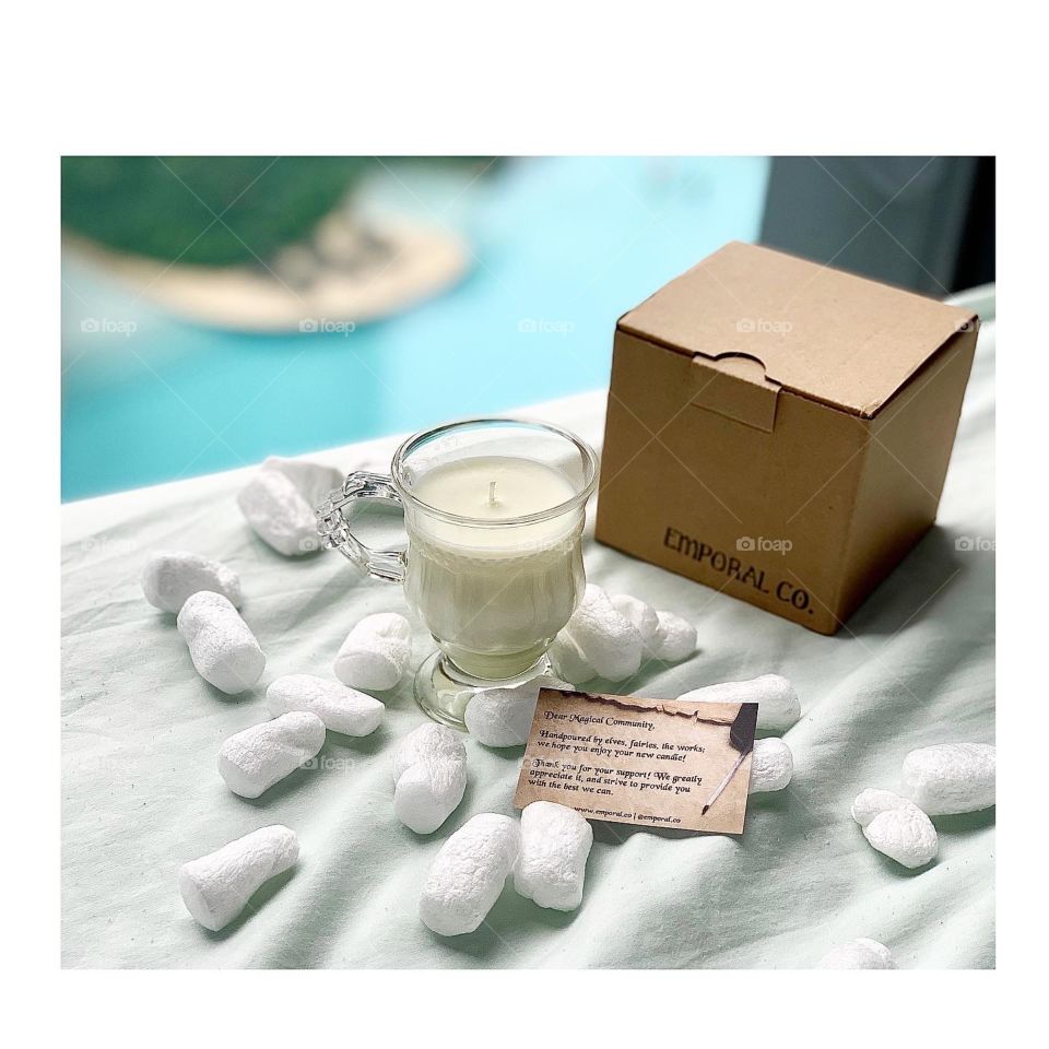 Rose scented candle for mindful living 