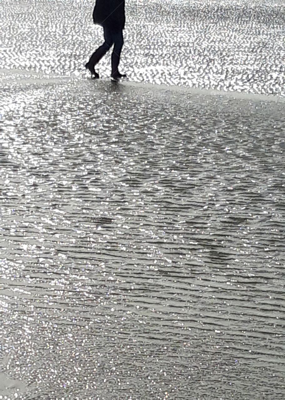 On the beach in Notmandy