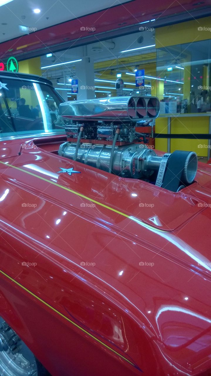 mustang engine big V8