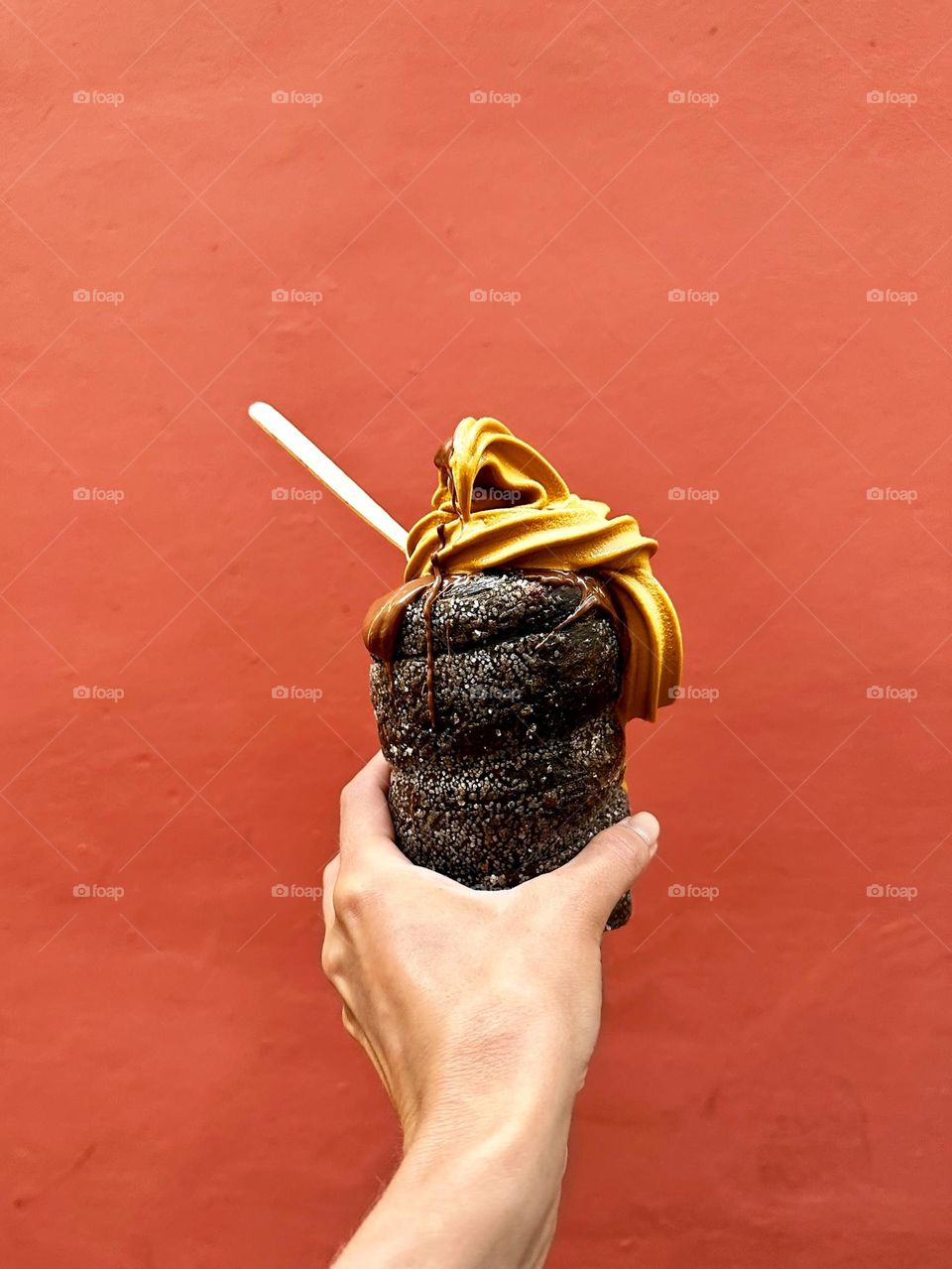 Colorful bright dessert 