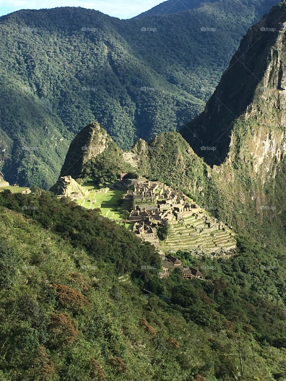 Sunrise over Machu Picchu