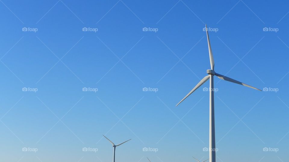 Wind farm eolic power generation