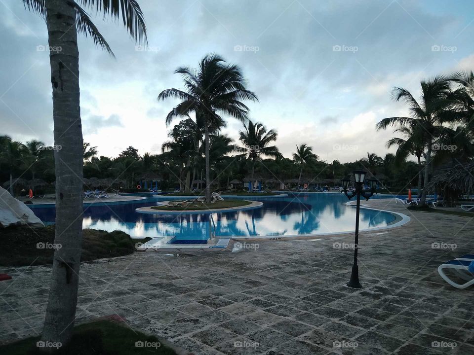 Pool in Cuba
