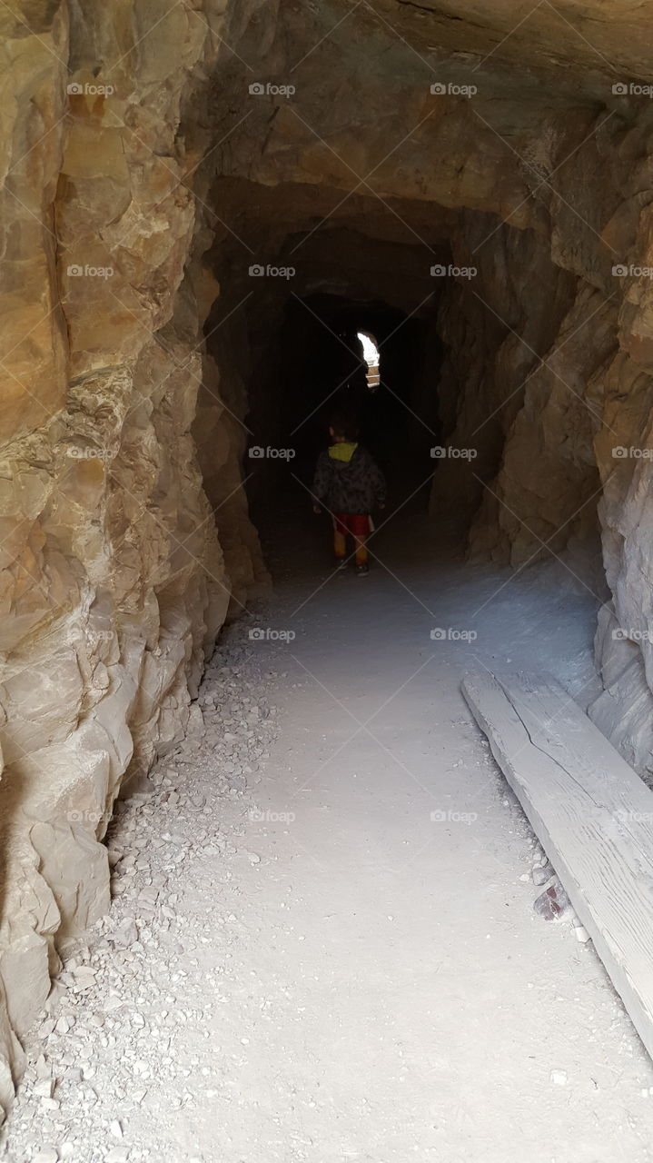 mining tunnel in Ouray, CO