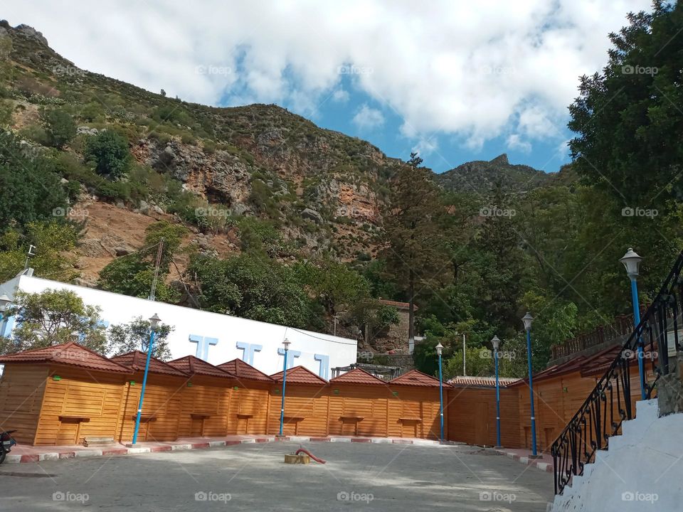 Portrait of Chefchaouen city in Morroco
