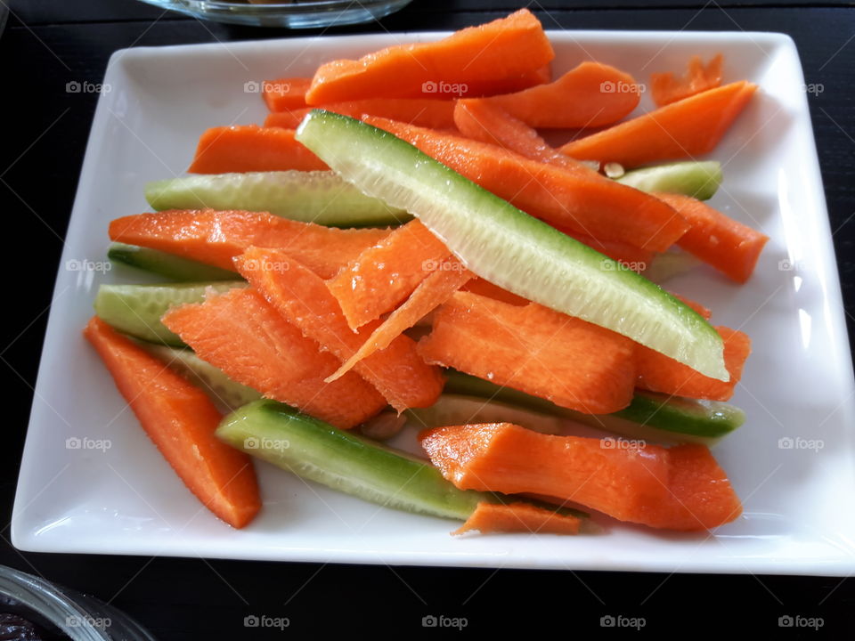 carrot cucumber