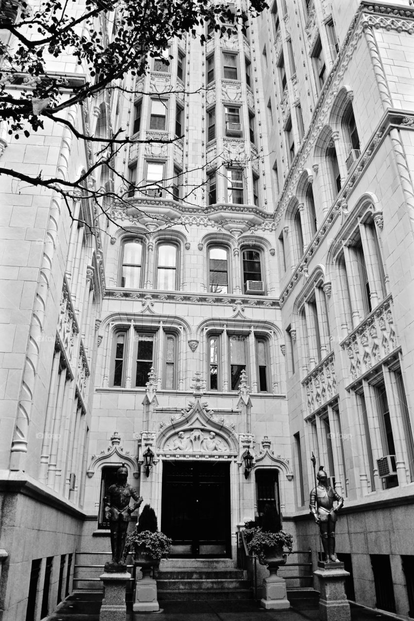 Gramercy in black and white