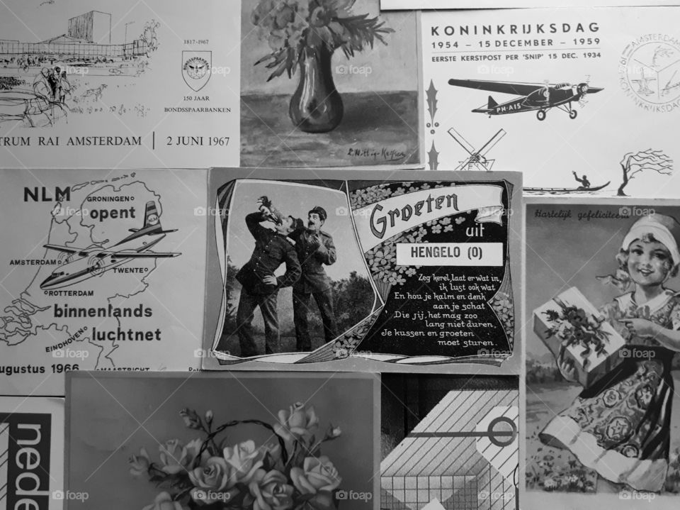 Old Netherlands post card